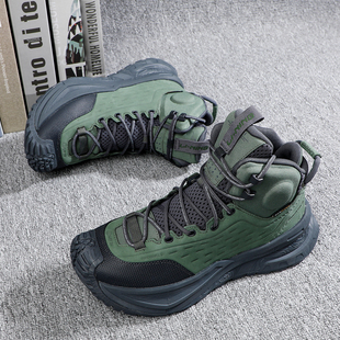 李宁户外CF溯行川HIGH防泼水户外徒步鞋男女款2025冬季新款运动鞋