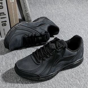 李宁休闲鞋慢跑鞋男款2025冬季新款防滑耐磨轻便百搭运动鞋跑步鞋