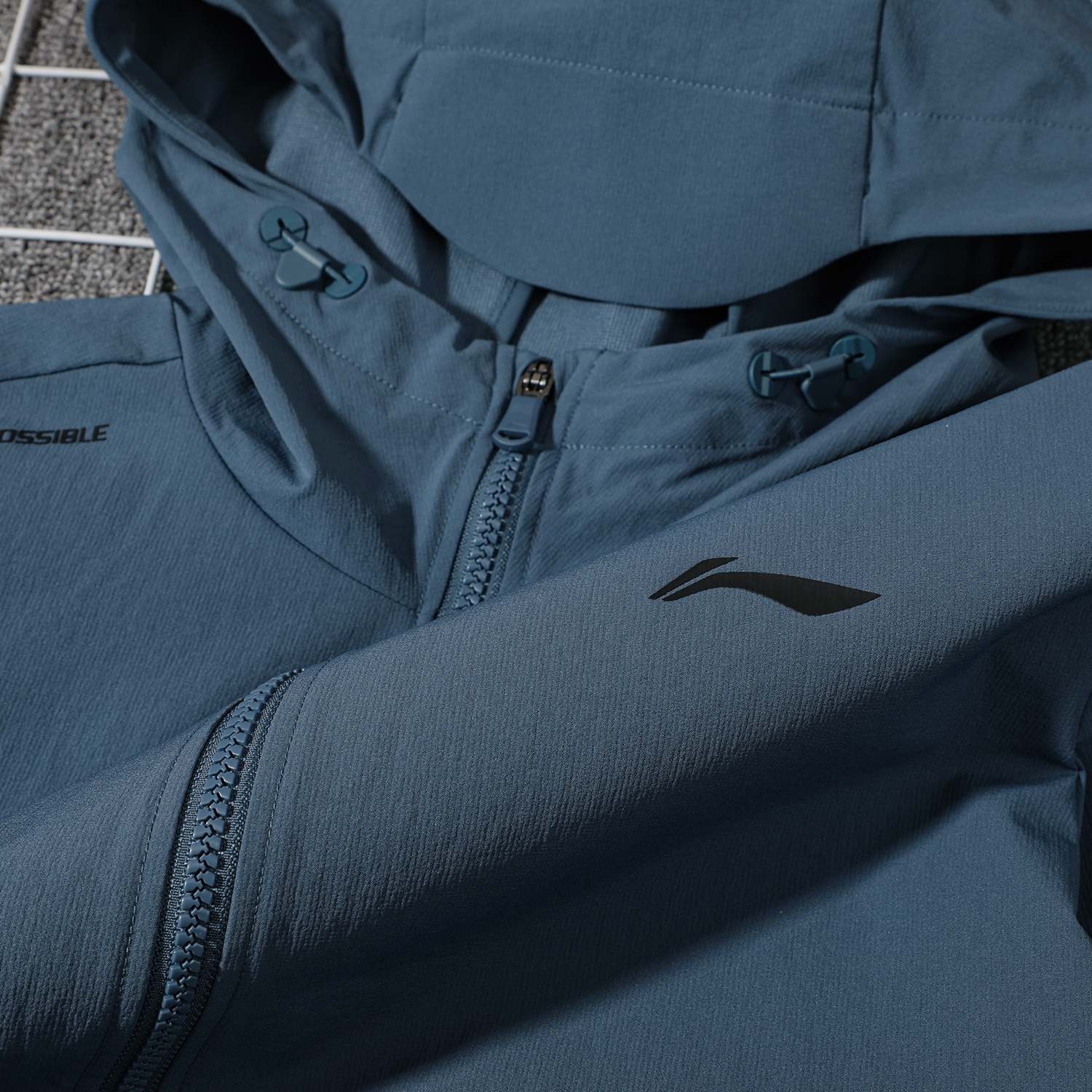 李宁防泼水风衣男款2025秋季新款健身系列跑步训练梭织运动薄外套