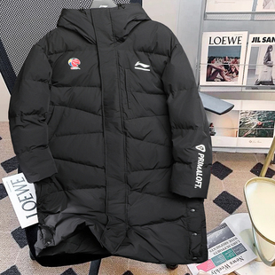 新款 2025冬季 保暖棉外套 棉服男款 李宁CBA专业篮球防泼水宽松长款