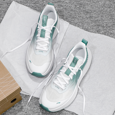 李宁跑步鞋男鞋2025夏季新款SOFT轻便减震耐磨透气运动鞋AGLU087