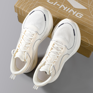 李宁惊鸿跑步鞋女款2025夏季新款回弹轻便防滑耐磨运动鞋ARHV002