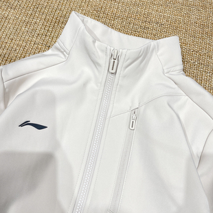 李宁外套女2024冬季 立领夹克上衣AJDU302 新款 防风防泼水宽松开衫