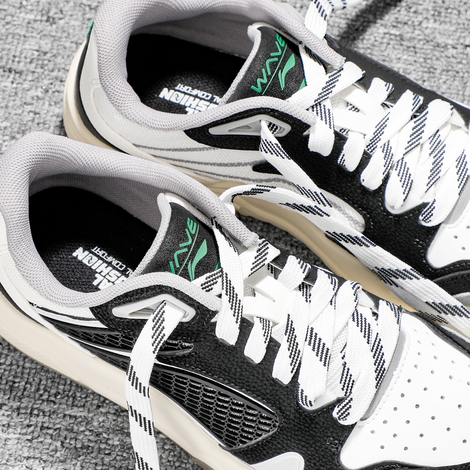 李宁板鞋男鞋2025夏季新款惟吾lite男软弹防滑透气休闲鞋AGCV075