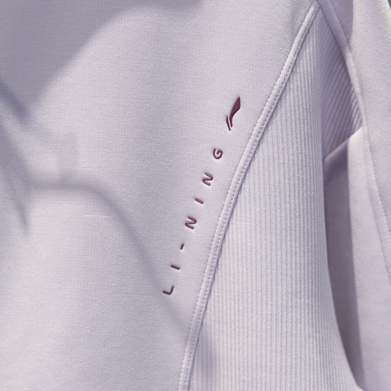 李宁健身卫衣女款2025春季新款宽松百搭开衫连帽长袖外套AWDV066