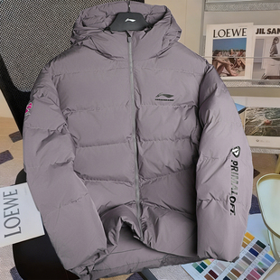 潮流百搭舒适宽松短棉服 男时尚 李宁CBA专业篮球系列2025冬季 新款