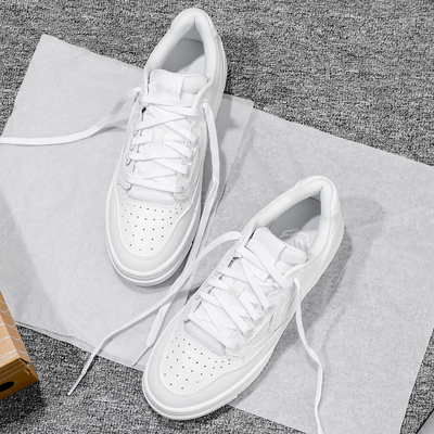 李宁新秀篮球文化鞋2025春季新款男款百搭透气休闲鞋板鞋ABCV007