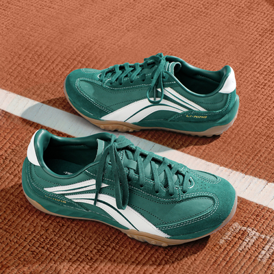 正牌李宁心流运动鞋男女款2026春季新款休闲鞋青少年德训鞋板鞋子