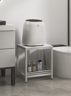 小型洗衣机置物架卫生间夹缝置物桌石头内衣机底座马桶边收纳架子