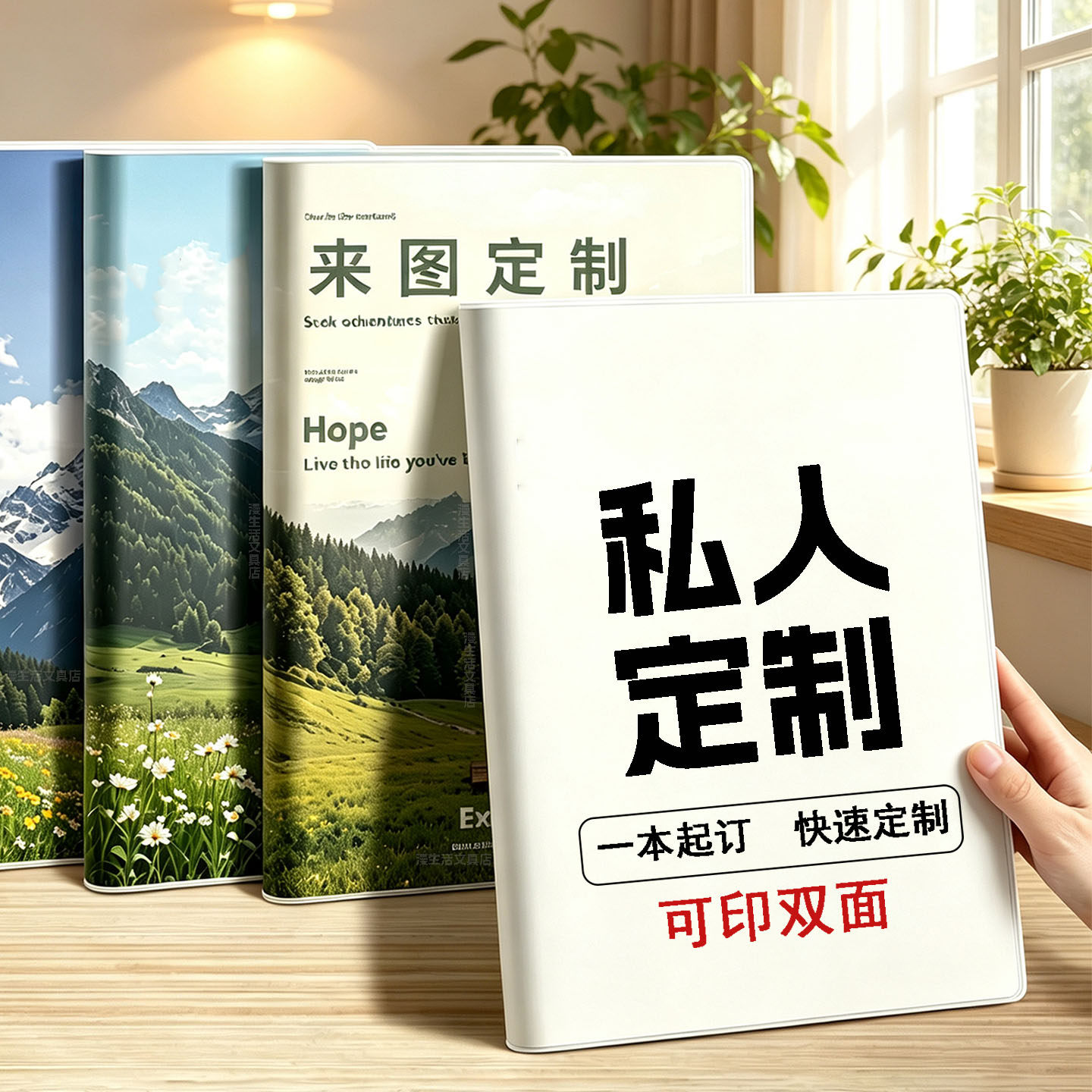 胶套本定制来图定做A5/B5笔记本DIY照片可印双面动漫二次元礼物