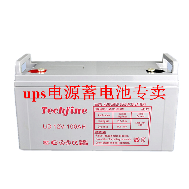 TechfineUPS中国蓄电池12V100Ah