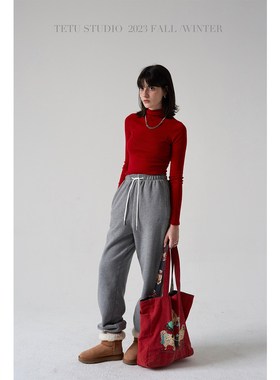 Tetu STUDIO 2023FW 返单日本无缝一体扬子纱60支羊毛内搭打底衫