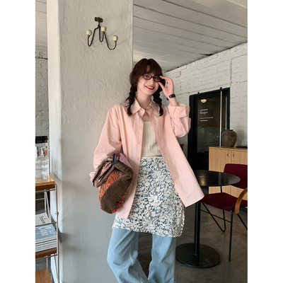 Tetu极简纸感长绒棉三色衬衫