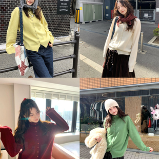 多色全羊毛两穿打底针织衫 Tetu 慵懒冬日 2025SS STUDIO