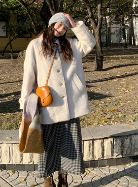 Tetu STUDIO 2024FW 两色下摆设计感直筒A字裙