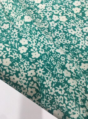 植物纤维印花布料 小碎花夏装小清新连衣裙面料