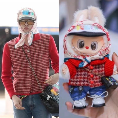 权志龙labubu明星GD同款