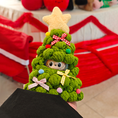 labubu4.0心底密码圣诞娃衣