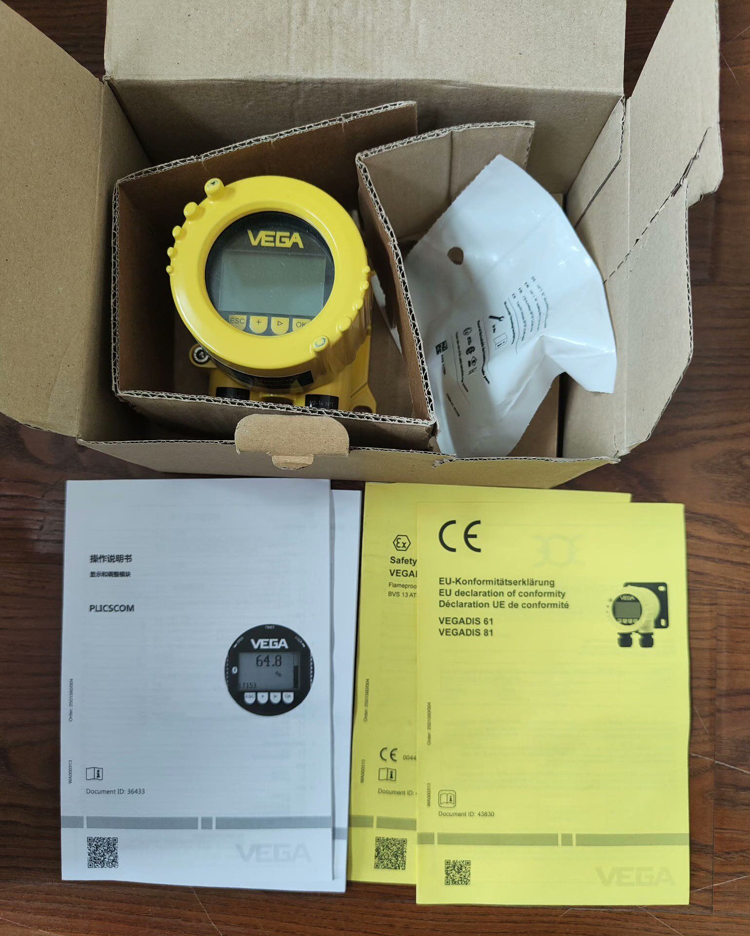 vega雷达液位计vegadis81显示仪表全新原装