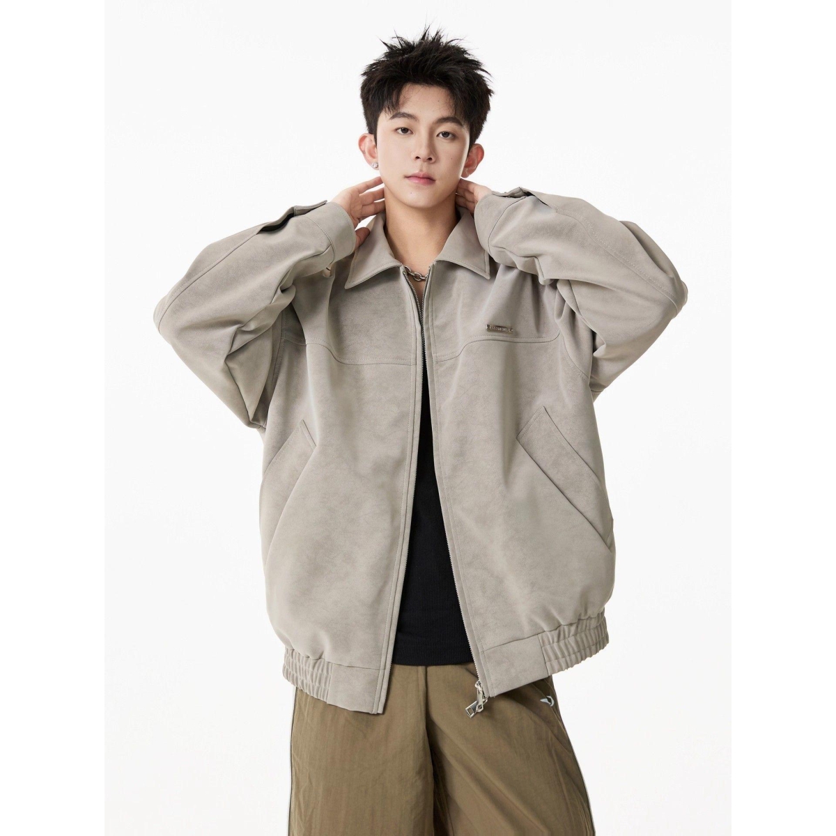 男士休闲运动套装春秋新款