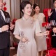 结婚礼服新中式 高贵年轻喜婆婆装 旗袍 女2026新款 高端喜妈妈婚宴装