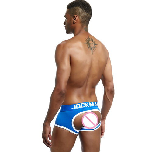 jockmail男士内裤性感露屁股露臀