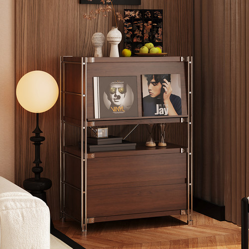 中古风收纳柜卧室杂志柜送货上门