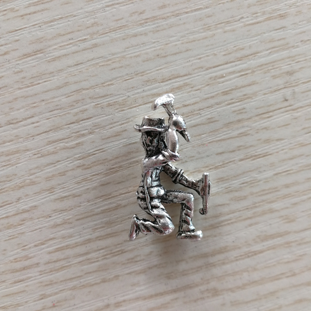 合金矿工造型趣味人偶家居小摆件