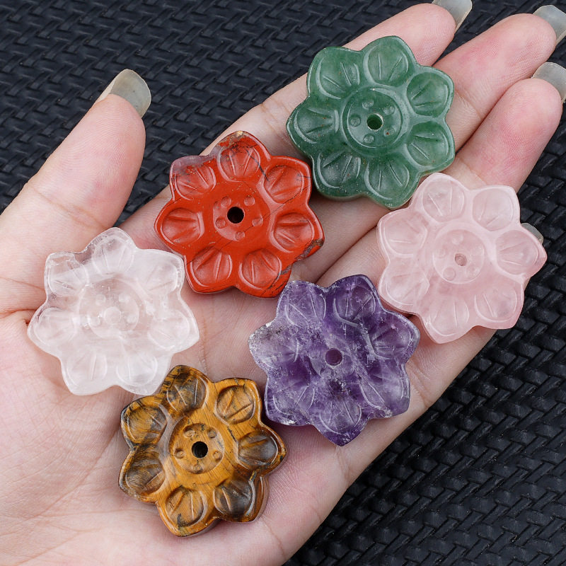 30mm天然水晶莲花香插粉晶线香香托底座虎眼石香炉插工艺品摆件,饰品/流行首饰/时尚饰品新,其他DIY饰品配件,淘宝优惠券,粉丝福利购,淘宝优惠卷