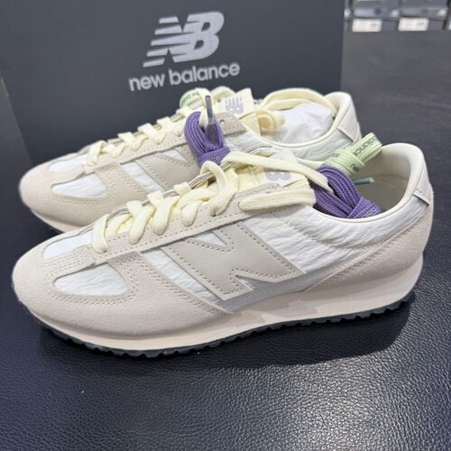 New Balance NB男女鞋471系列米色复古轻奢薄底德训运动鞋 U471AJ