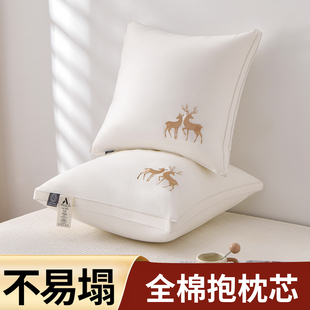 新款全棉刺绣抱枕芯靠垫芯内胆芯45 50 60纯棉床上靠背芯沙发内芯