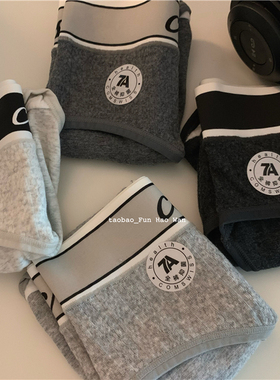新品：杂灰色系内裤 包臀（7A抗菌 95%棉）中腰纯棉裆部女三角裤
