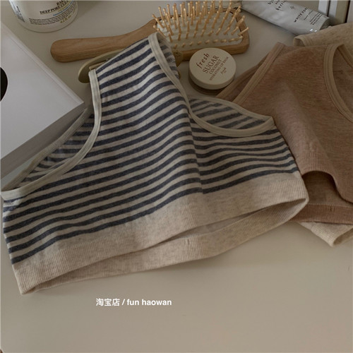 美式复古感高弹条纹内裤