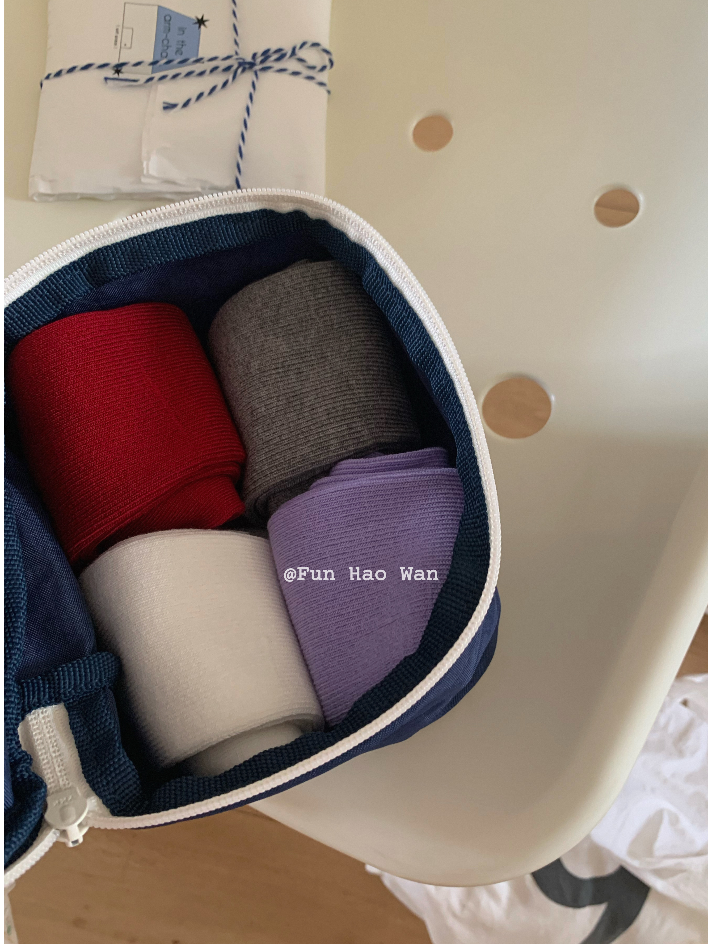 穿不厌～无骨袜头 果实红/奶青紫 基础又有点摩登的色系堆堆袜女