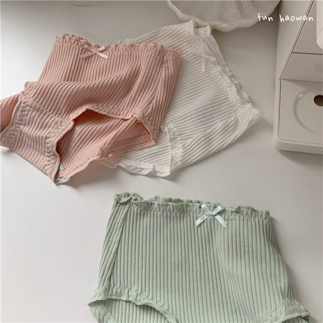 高含三角)内裤有大码夏竖纹耳边