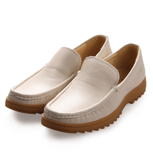 内联升男鞋皮鞋工作鞋护士鞋懒人鞋一脚蹬批量采购医务用鞋4602C