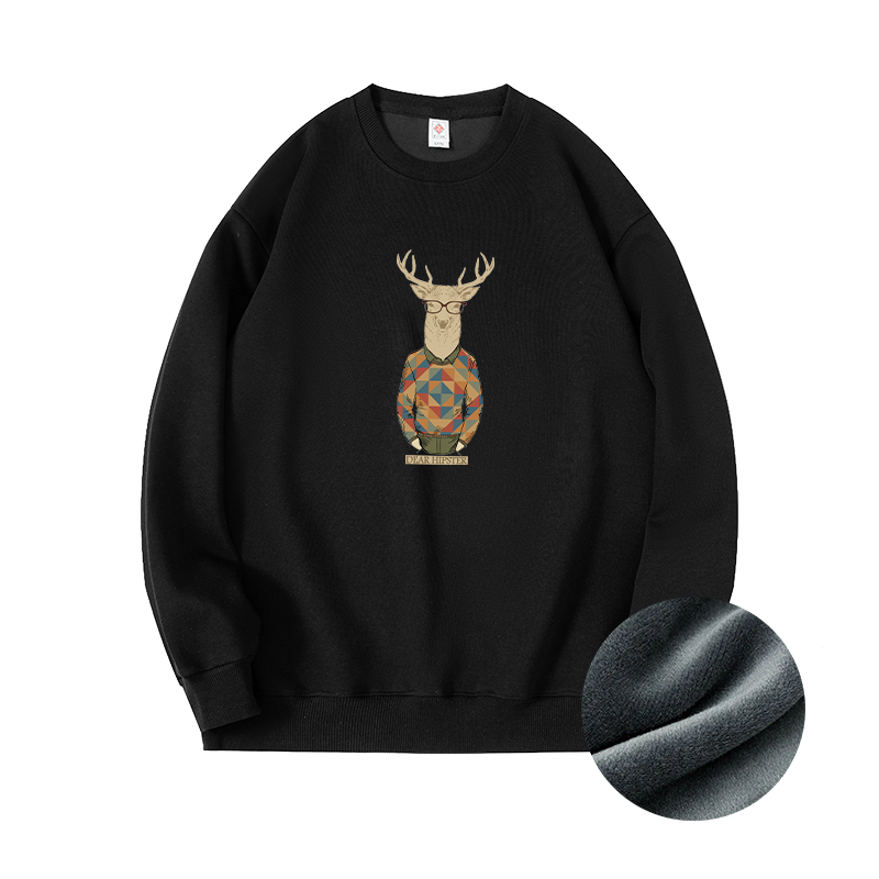 重磅圆领卫衣宽松卫衣