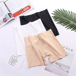 夏季透气冰丝打底裤无痕安全裤女防走光保险裤平角裤三分短裤薄款