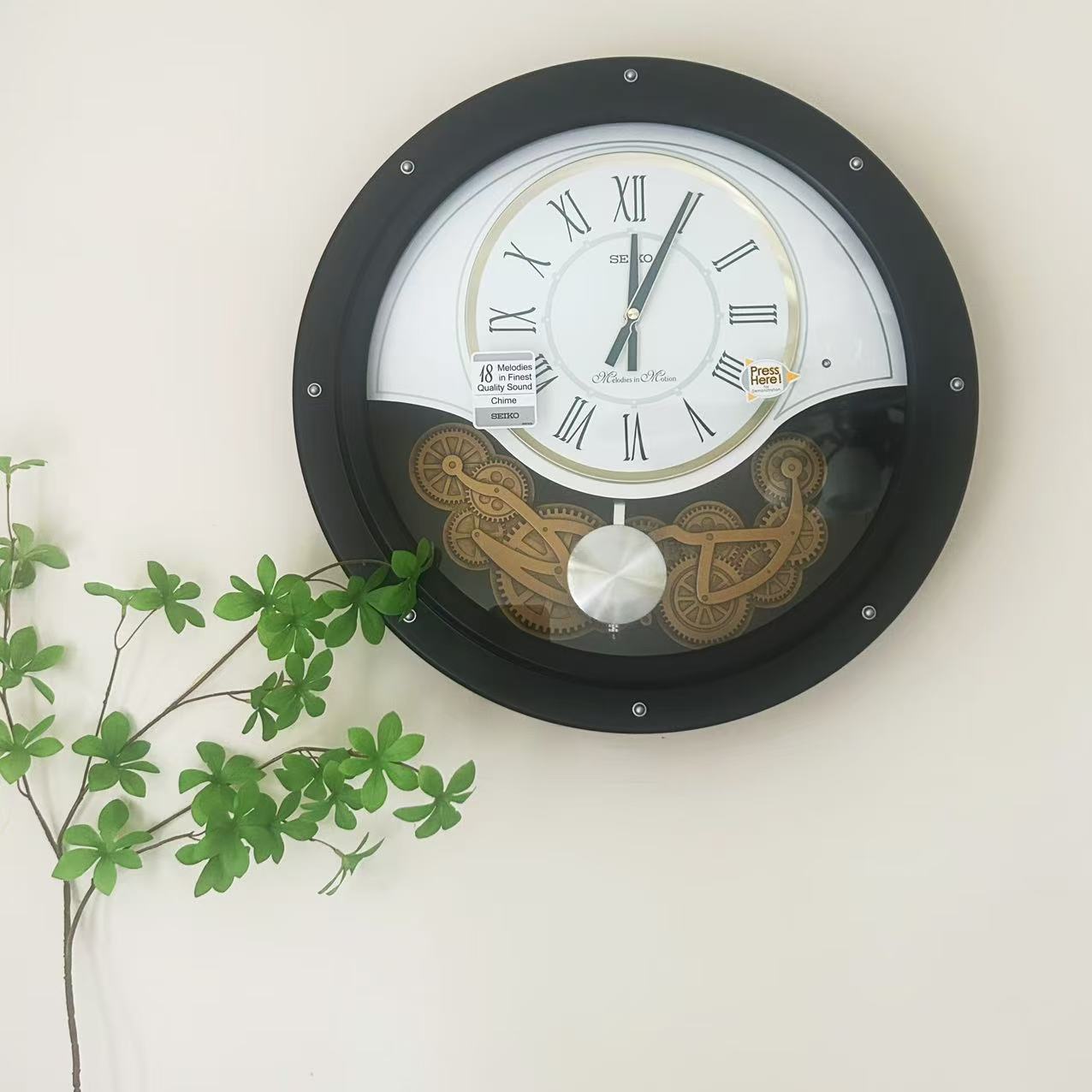 SEIKO日本精工轻奢挂钟