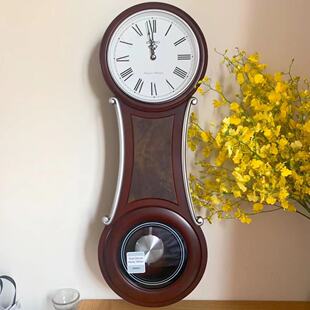 正品精工SEIKO豪华实木挂钟欧式客厅办公室钟声报时高档钟表077B