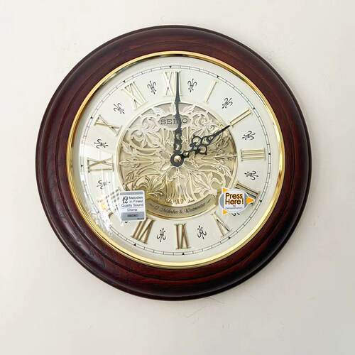 SEIKO古典客厅卧室实木音乐钟