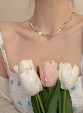 雏菊项链新款轻奢小众ins风