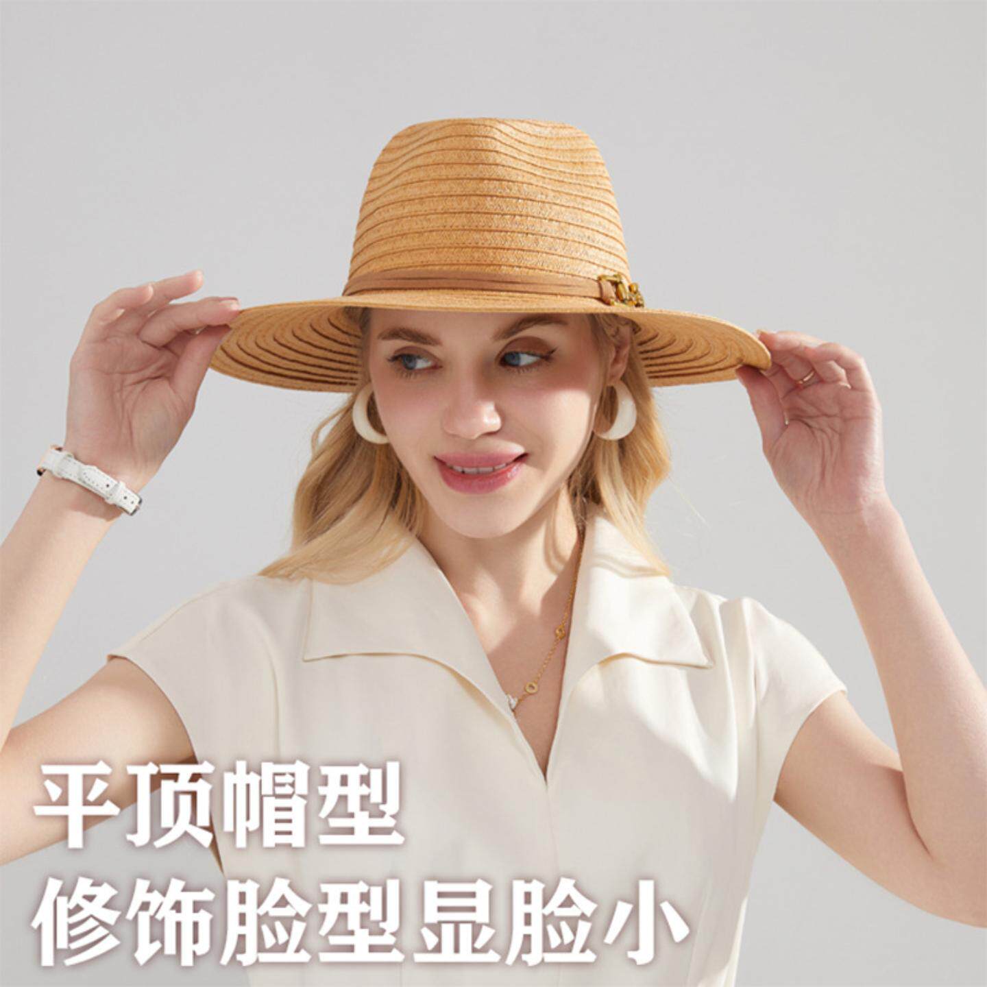 定制高品质夏季帽子巴拿马草帽