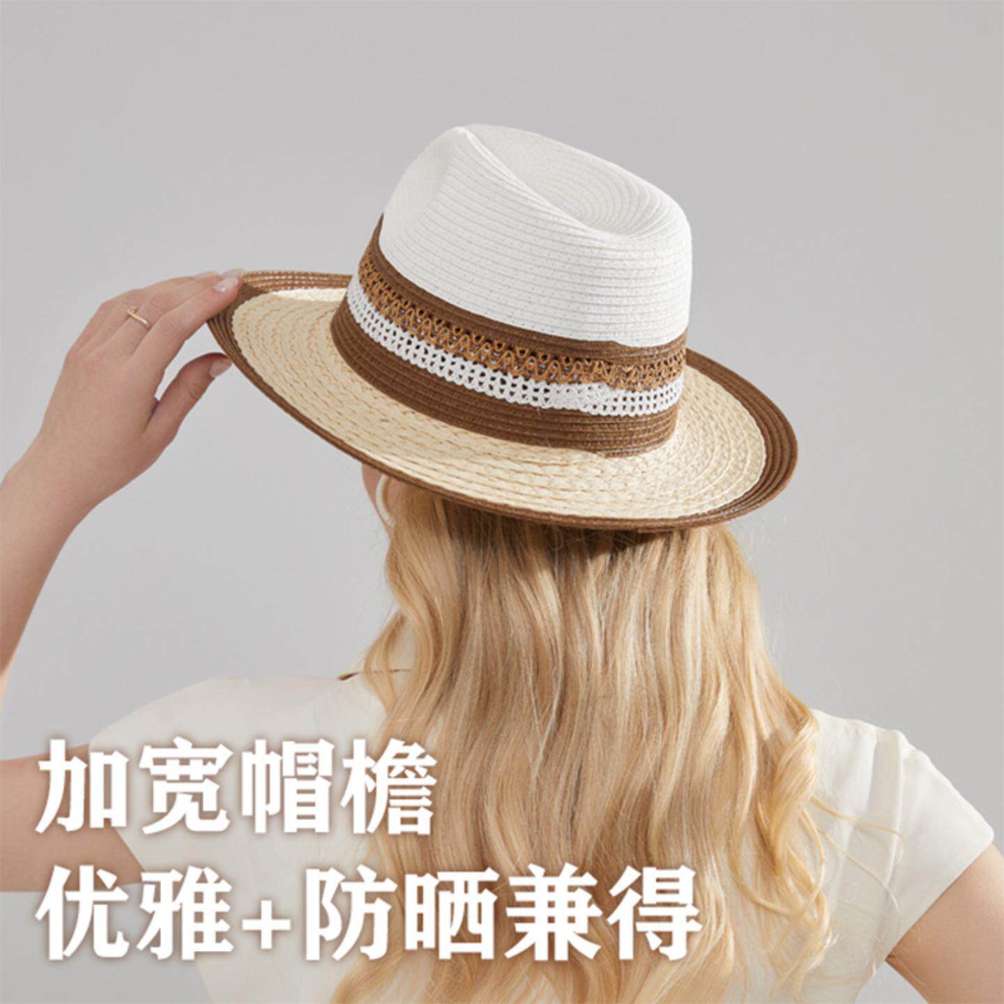 定制草帽高品质夏季帽子巴拿马