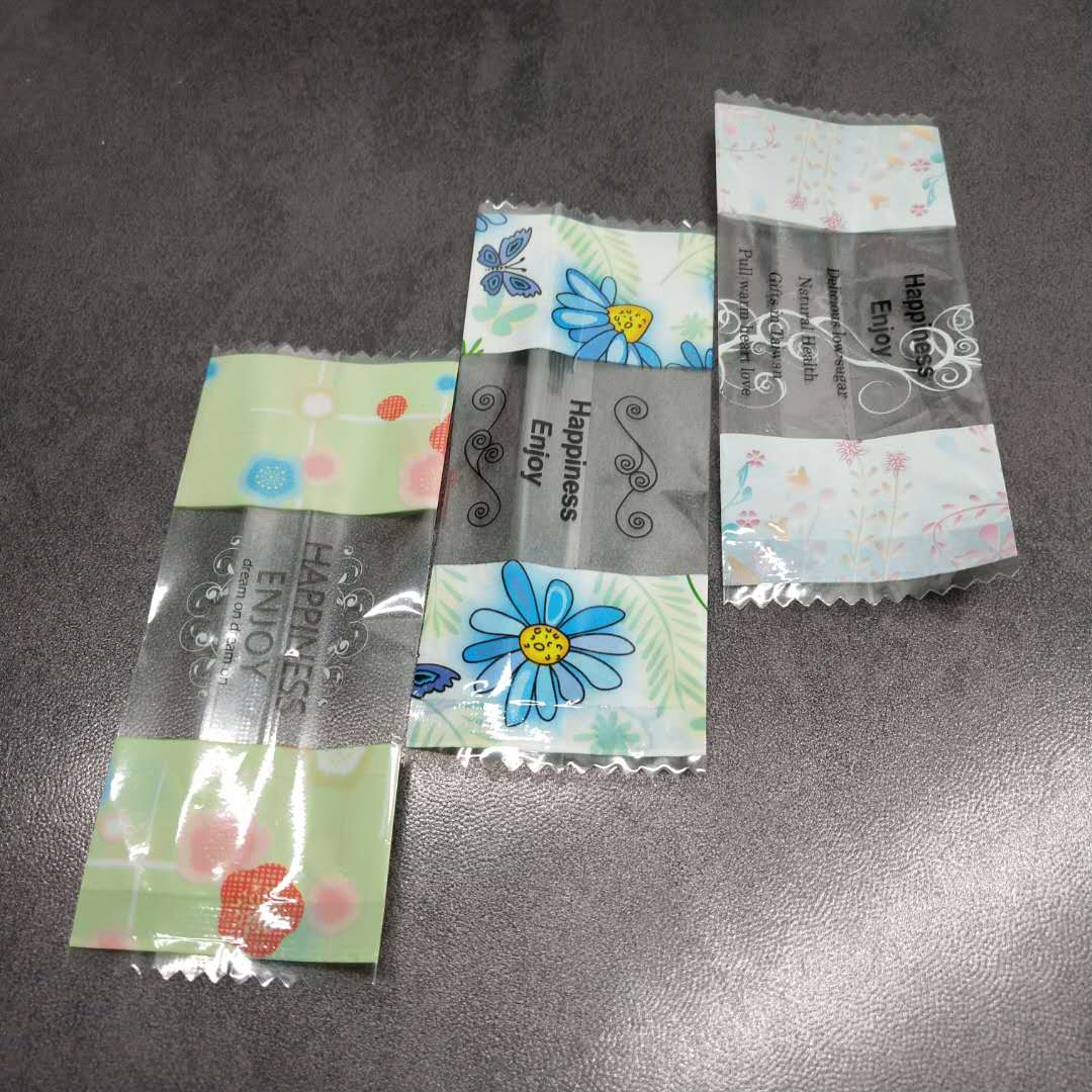 牛轧糖包裝小袋 50个 需用封口機封口 清新文艺小花款 4*9.5