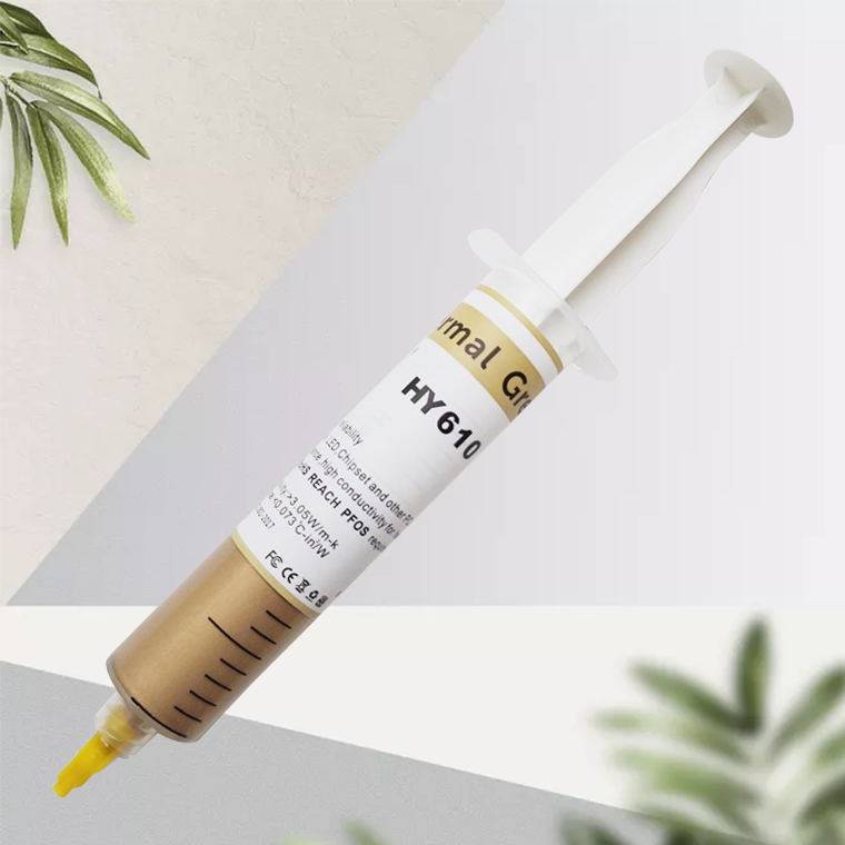 原装华能智研HY610针管散热硅脂电脑台式笔记本CPU显卡导热膏硅胶