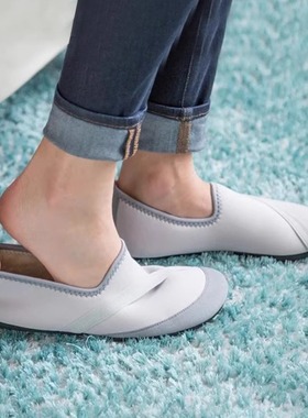 Fitkicks棉拖鞋成人加绒防滑包跟保暖月子鞋居家室内男女外穿秋冬