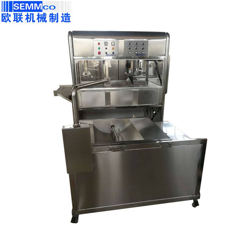欧联机械 600mm巧克力涂衣机   巧克力设备  调温涂衣一体机图片