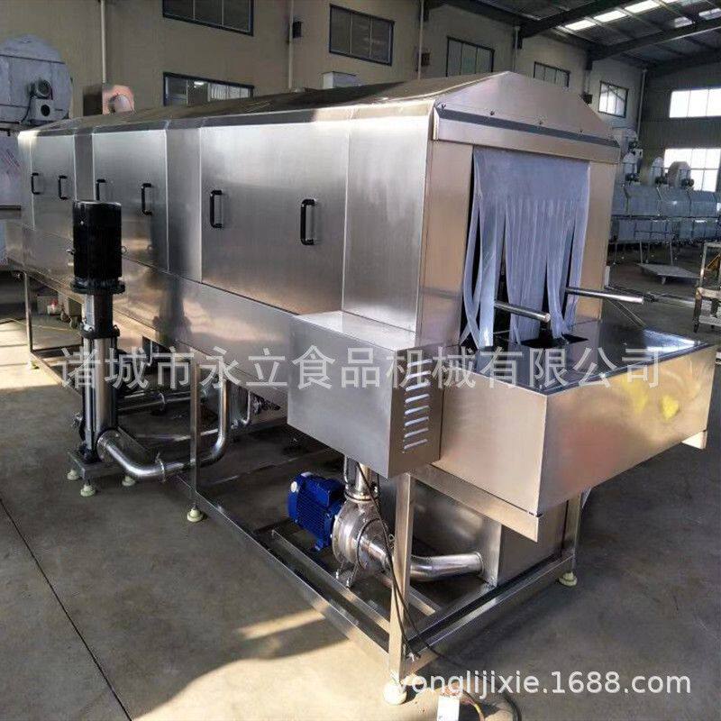 304不锈钢洗箱机 塑料箱子自动清洗设备 周转箱清洗机 洗盘机厂家