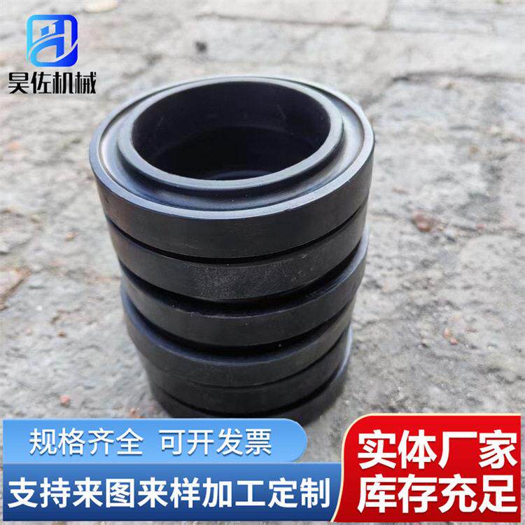 缓冲托辊胶圈输送机配件滚筒轴承座 阻燃平行梳型托辊橡胶圈